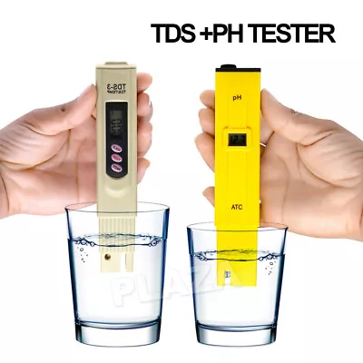 PH Meter / TDS Premium Digital Tester Aquarium Pool SPA Water Quality Monitor • $9.46