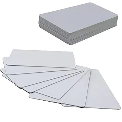£24.50 • Buy Premium Blank Thermal PVC Cards For ID Badge Printers - Graphic Quality White...
