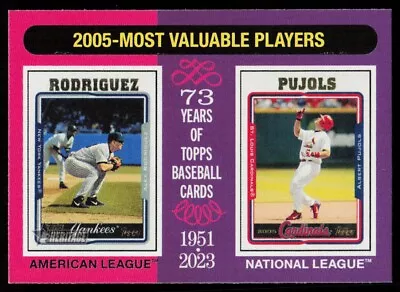 2024 Topps Heritage 2005 MVPs (Alex Rodriguez / Albert Pujols) #202 BASEBALL MLB • $1.50