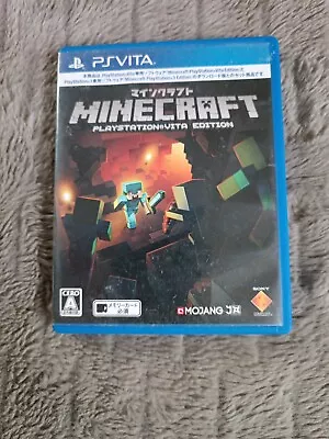 Minecraft Playstation PS Vita Edition - NTSC-J Japan ~ UK Seller • £5