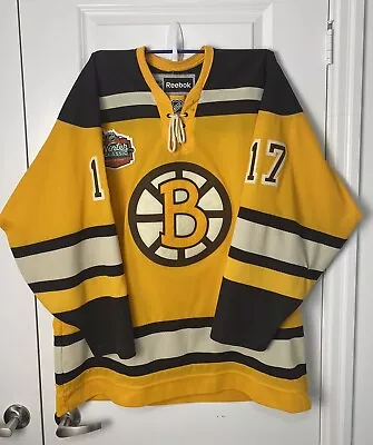 Reebok 2010 Winter Classic Boston Bruins Milan Lucic NHL Hockey Jersey XL • $108.92
