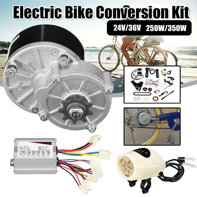 $72.98 • Buy 24V/36V 250W/350W Electric Bike Conversion Kit E-Bike Motor Controller Fr 
