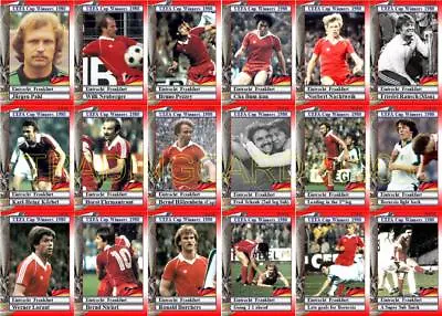 Eintracht Frankfurt 1980 UEFA CUP Winners Football Trading Cards • $7.15