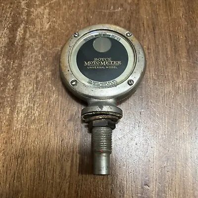 Vintage Boyce Moto Meter Universal Radiator Gauge   • $175