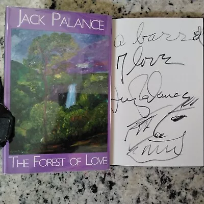Jack Palance SIGNED Poetry Book Movie Actor Illustrated  Intimate Journey  HC/DJ • $42