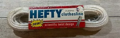 NOS Vintage Hefty Plastic Clothesline 50' In Package Movie TV Prop TubB3 • $14.99