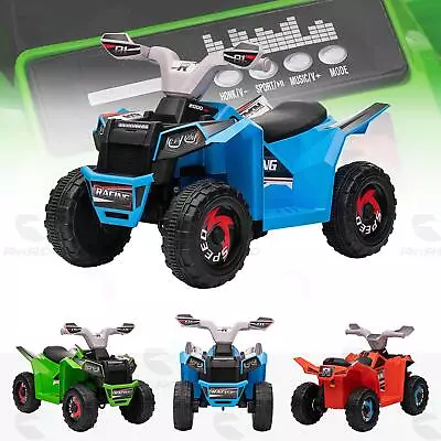 RiiRoo MiniThunder 6V Electric Quad Bike Ride-On Toy For Kids Outdoor Fun • £49