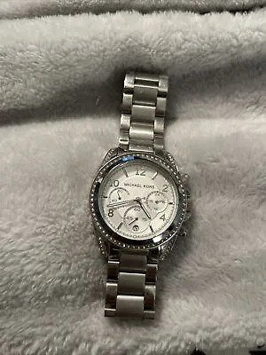 Michael Kors Silver Watch Blair Model 5165 • $40