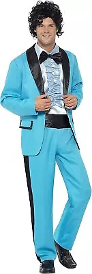 Smiffys Mens 80s Ball King Costume Jacket Pants And Dress Shirt Attrape Size • $54.20