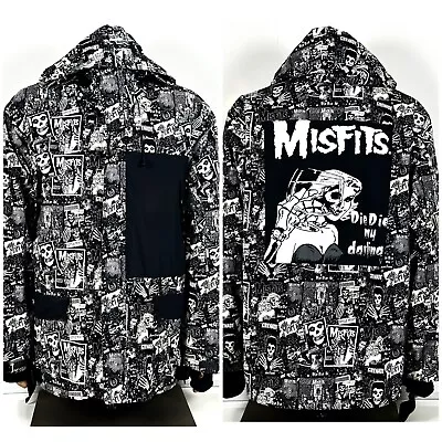 Misfits Winter Ski Snowboard Jacket - Grenade Fatigue Project Size Large Black • $250