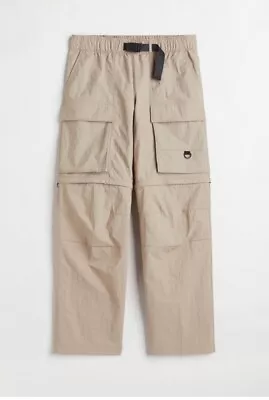 H & M  Sport Zip Off Nylon Cargo Trousers Size Small Original Price £39.99 • £25