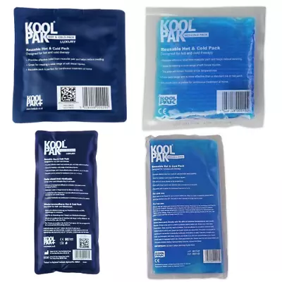 Koolpak Reusable Hot/Cold Sports Ice Gel Pack First Aid Sprains Pain Relief • £2.19