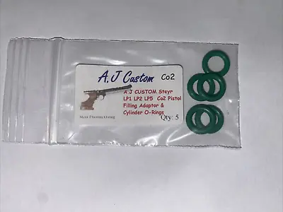 A.J CUSTOM Filling Adaptor & Cylinder O-Rings For Steyr Co2 Pistols Co2 Only • £6.99