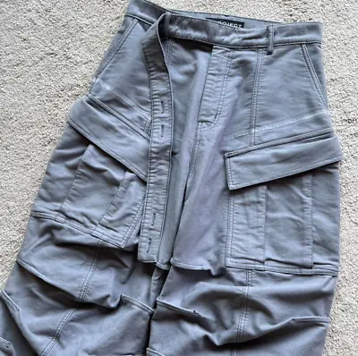 Y/PROJECT Grey Cargo Pants - Excellent Condition W SIZE 30 • £325