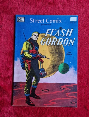 £8 • Buy Flash Gordon Street Comix No.2 Scarce 1973 B&W Newspaper Strip Reprints 