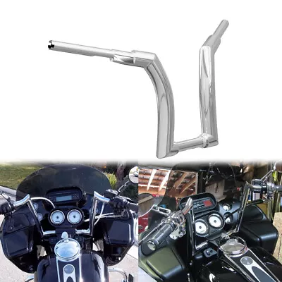 12'' Rise Chrome Z Bar 2  Ape Hanger Handlebar Fit For Harley Softail 2000-20 • $499.99