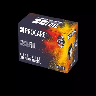 ProCare Premium Hair Tint Hairdressing Foil - 120mm X 100 Extra Wide • £14.99