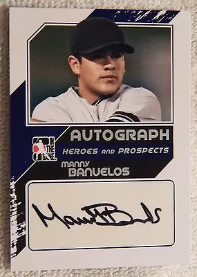 New York Yankees Manny Banuelos Signed 2011 ITG Heroes & Prospects Auto /190 • $14.99