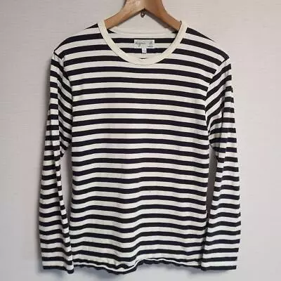 T-shirt Long Sleeve T-shirt Striped White Black Cut And Sewn Agnes B.  • $74.30