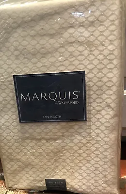 Marquis By Waterford Tablecloth Adair 60”X84”  Ivory New • $30