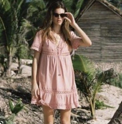 $65 • Buy Arnhem Dusty Rose Pink Melody Mini Dress Size 8 Small