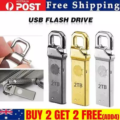 1/2TB USB-2.0 Drive Metal Flash Drive High Speed U Disk External Memory Stick • $15.99