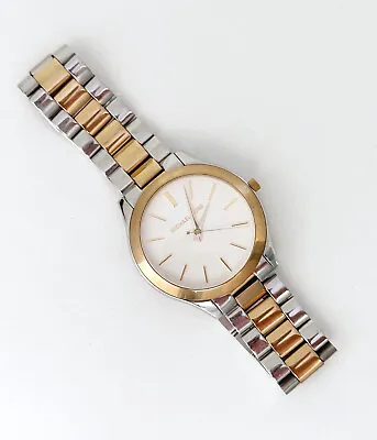 Michael Kors Women's MK3198  Slim Runway Two Tone Watch - 100% Authentic • $59.99