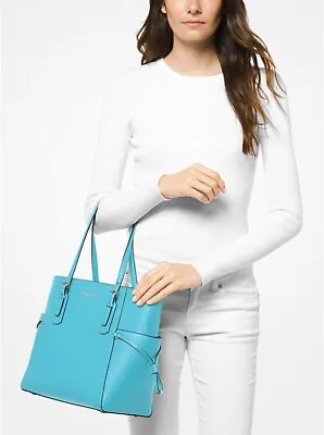 Michael Kors Aqua Medium Size Tote Or Shoulder Bag NWT • $339.99