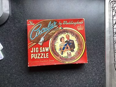 Circular Jigsaw. Coronation Souvenir • £3