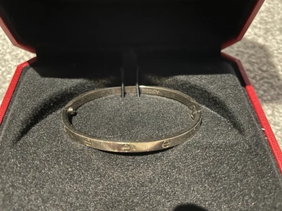 £4000 • Buy Cartier Love Bracelet White Gold Size 15cm - Brand New - Cost New Now £4400.00
