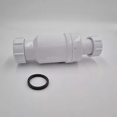 McAlpine Macvalve Self Closing Waste Valve 1 - 1/4 32mm White - BRAND NEW • £10.99