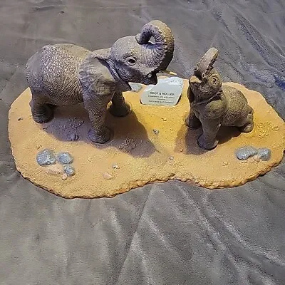 Martha Carey ~ Marty ~ The Herd Elephants ~ Hoot & Holler ~ With Display • $150