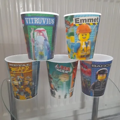 McDonald’s The Lego Movie Cups 2014 Happy Meal Toys Quantity 5 • £6.99