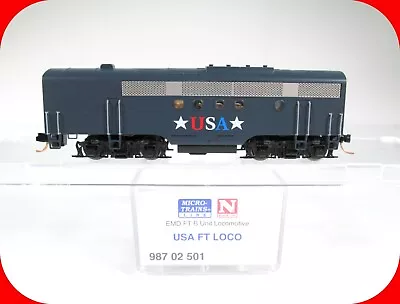 N Scale USA United States America FT B Locomotive MICRO TRAINS 98702501 DCC RDY • $86.99