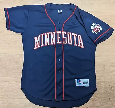 MINNESOTA TWINS Authentic Russell Jersey - Blank Size 44 • $88