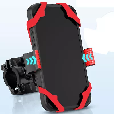 Cell Phone Silicone Mount Holder GPS Motorcycle MTB Bike Bicycle 360 Rotation • $6.29