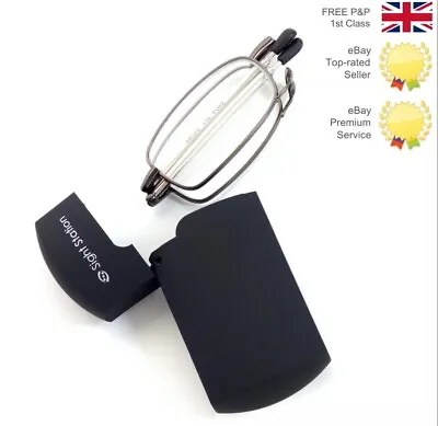 FOSTER GRANTS SIGHTSTATION FOLD UP READING GLASSES All Strengths RRP £25 UK 🇬🇧 • £8.99