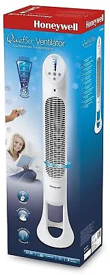 Honeywell HYF260E QuietSet Tower Fan With Remote Control White • £51