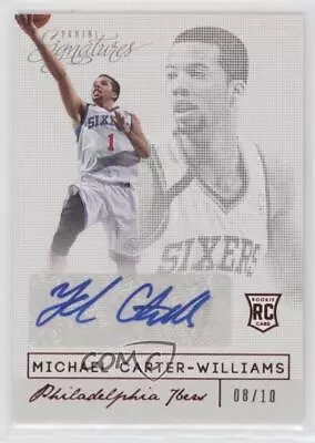 2013-14 Panini Signatures Red /10 Michael Carter-Williams #3 Rookie Auto RC • $29.29