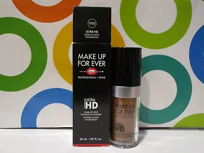 Make Up For Ever ~ Invisible Cover Foundation Ultra Hd ~ # Y 533 ~ 1.01 Oz Boxed • $36