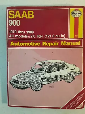 Haynes 1979-1988 Saab 900 Service Repair Manual • $7