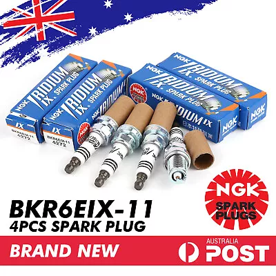 NGK Iridium IX Spark Plug BKR6EIX-11 Set Of 4 GENUINE High QUALITY • $65.99
