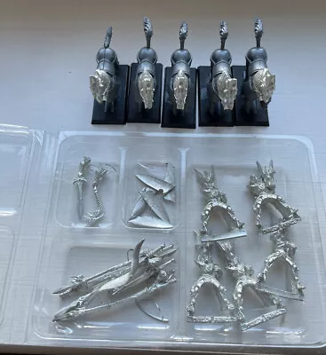 Warhammer High Elf Dragon Princes Of Caledor NEW OOP Metal X5 Command Squad • £55