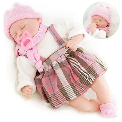 BiBi Doll Lifelike Soft Sleeping Baby Doll Girl Toy Pink Design & Sounds 18  • £19.99