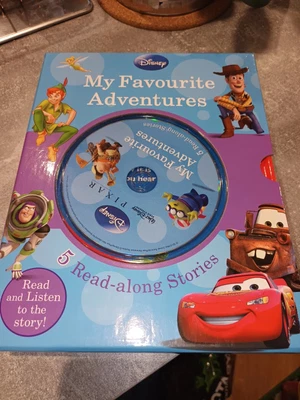 £4.99 • Buy Kids Disney 5 BOOK SET. Read Along CD DISC BRAND NEW GREAT GIFT 