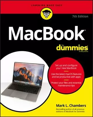 MacBook For Dummies 7th Edition - Paperback 9781119417255 Chambers • $4.48