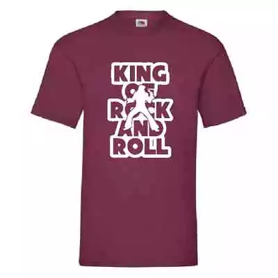 Elvis Presley King Of Rock And Roll T Shirt Small-2XL • $13.43