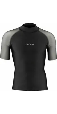 Orca Mens Bossa Short Sleeve Rash Vest - Black • £49.96