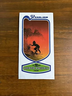 Pearl Jam Sticker 1998 Yield Tour South Pacific - Original Vintage • $35