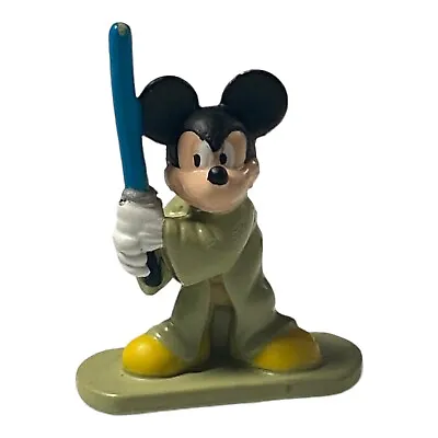 Original Disney Star Wars Mickey Mouse Miniature Jedi Figure W/ Light Saber • $4.95